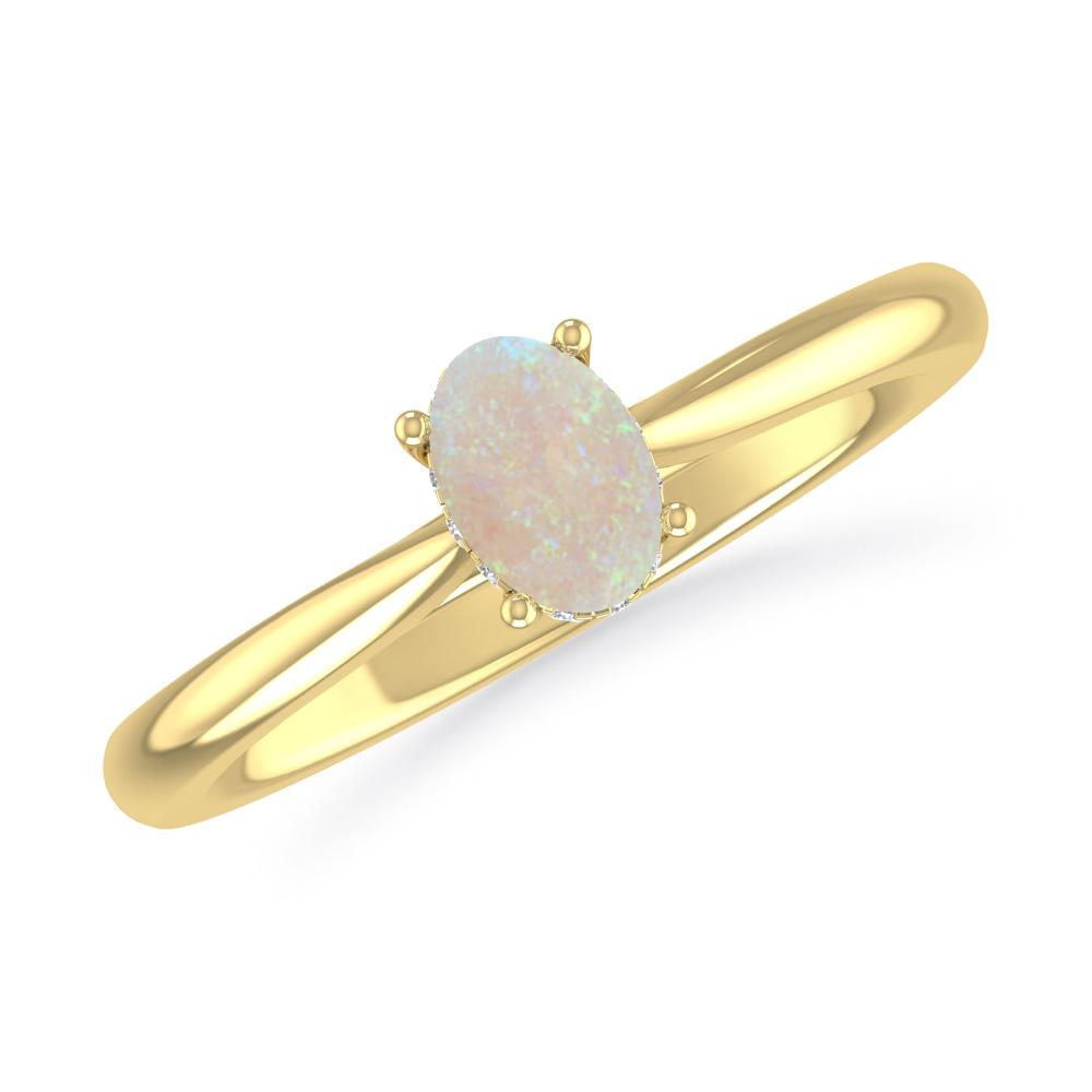 Yellow Gold - Opal