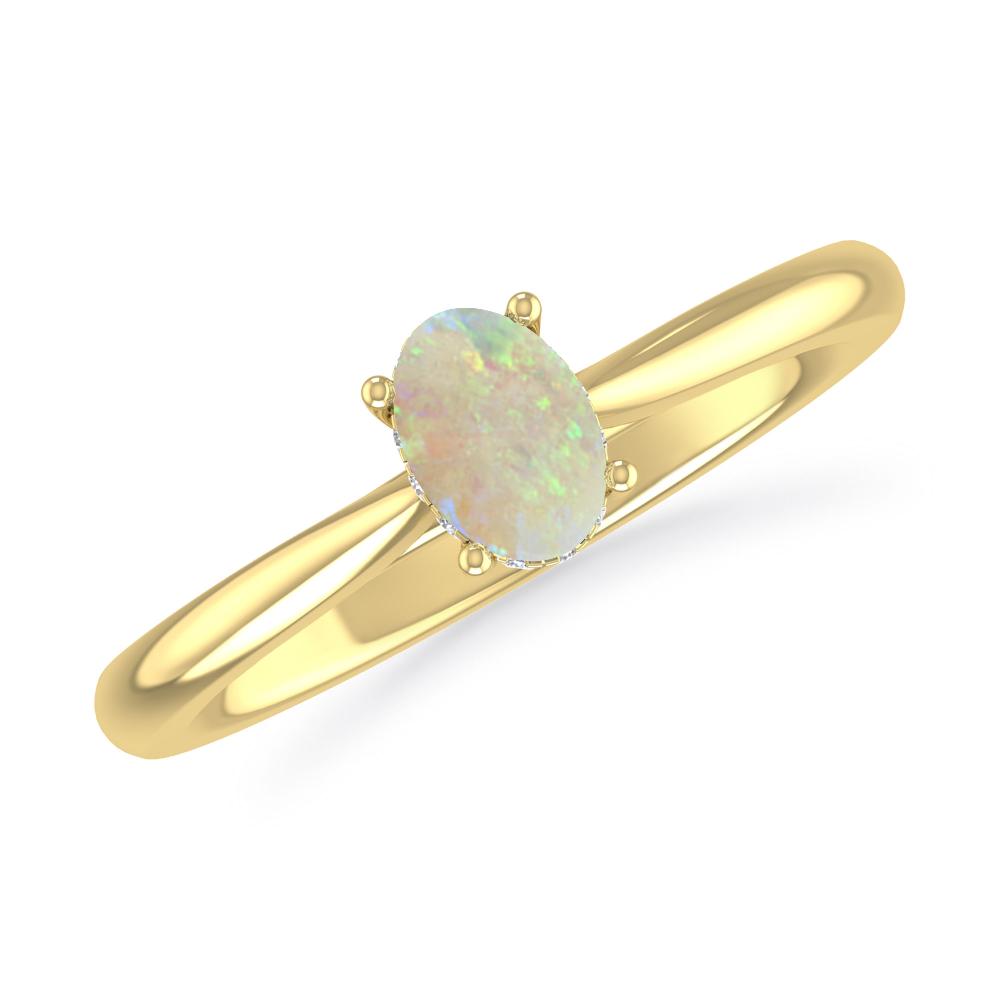 Yellow Gold - Opal