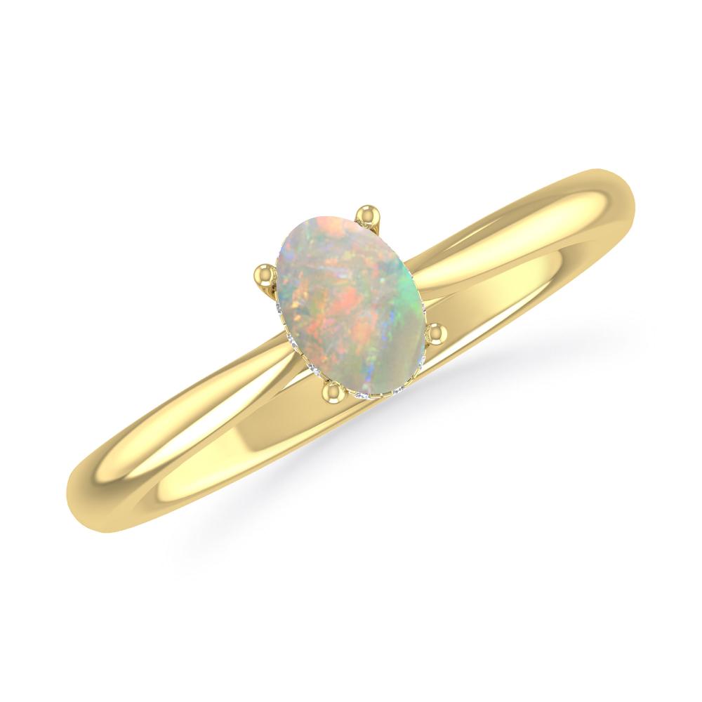 Yellow Gold - Opal