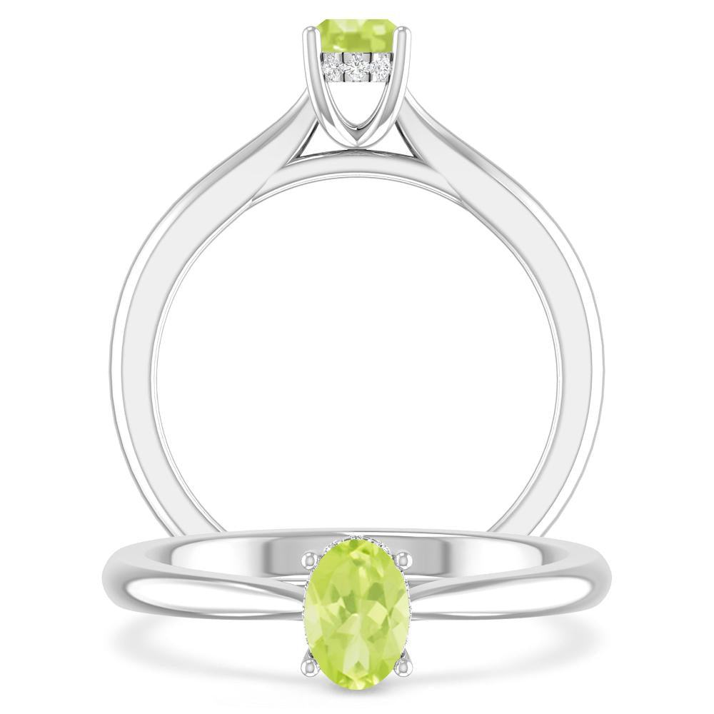 White Gold - Peridot