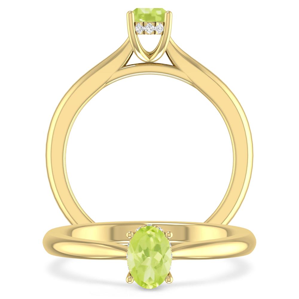Yellow Gold - Peridot