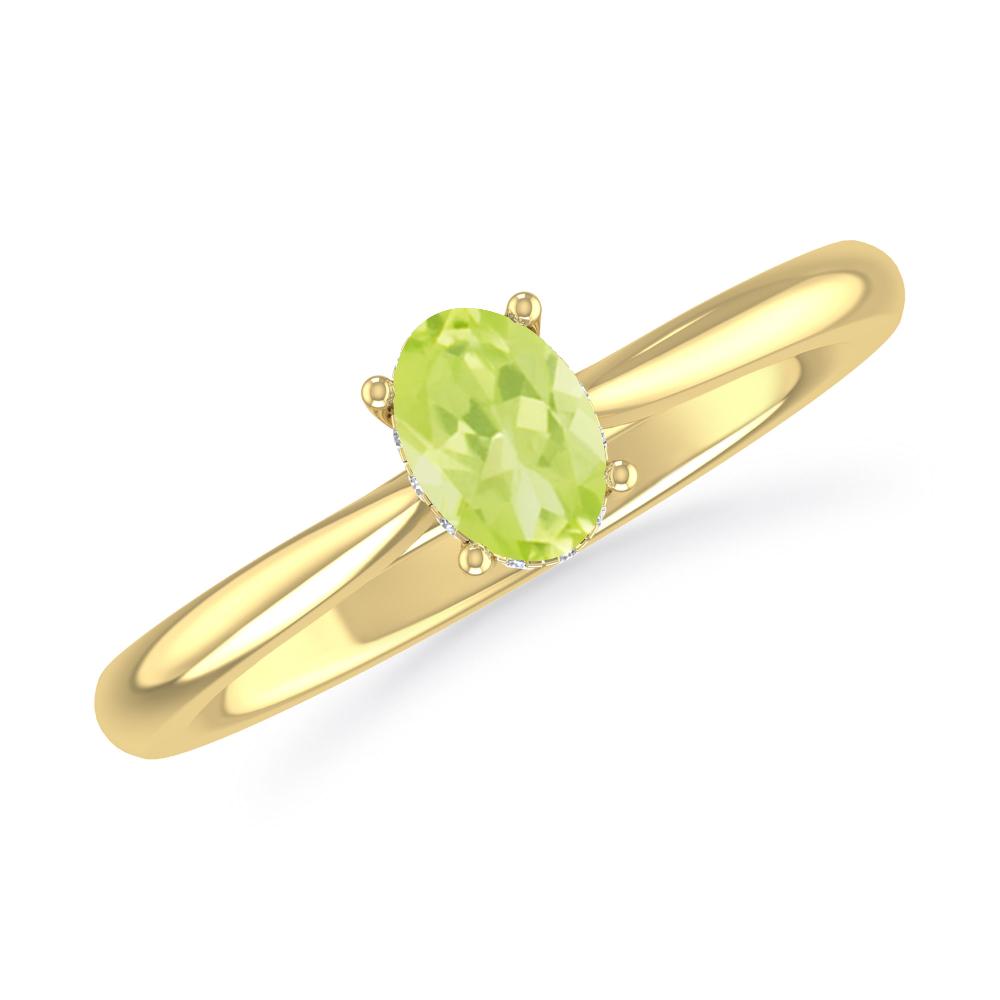 Yellow Gold - Peridot