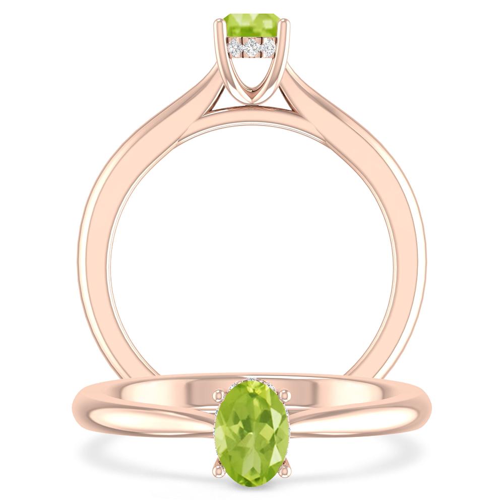 Rose Gold - Peridot