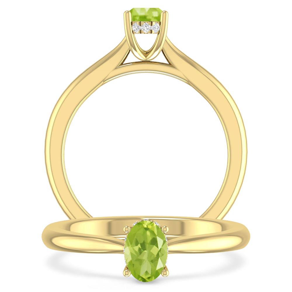 Yellow Gold - Peridot