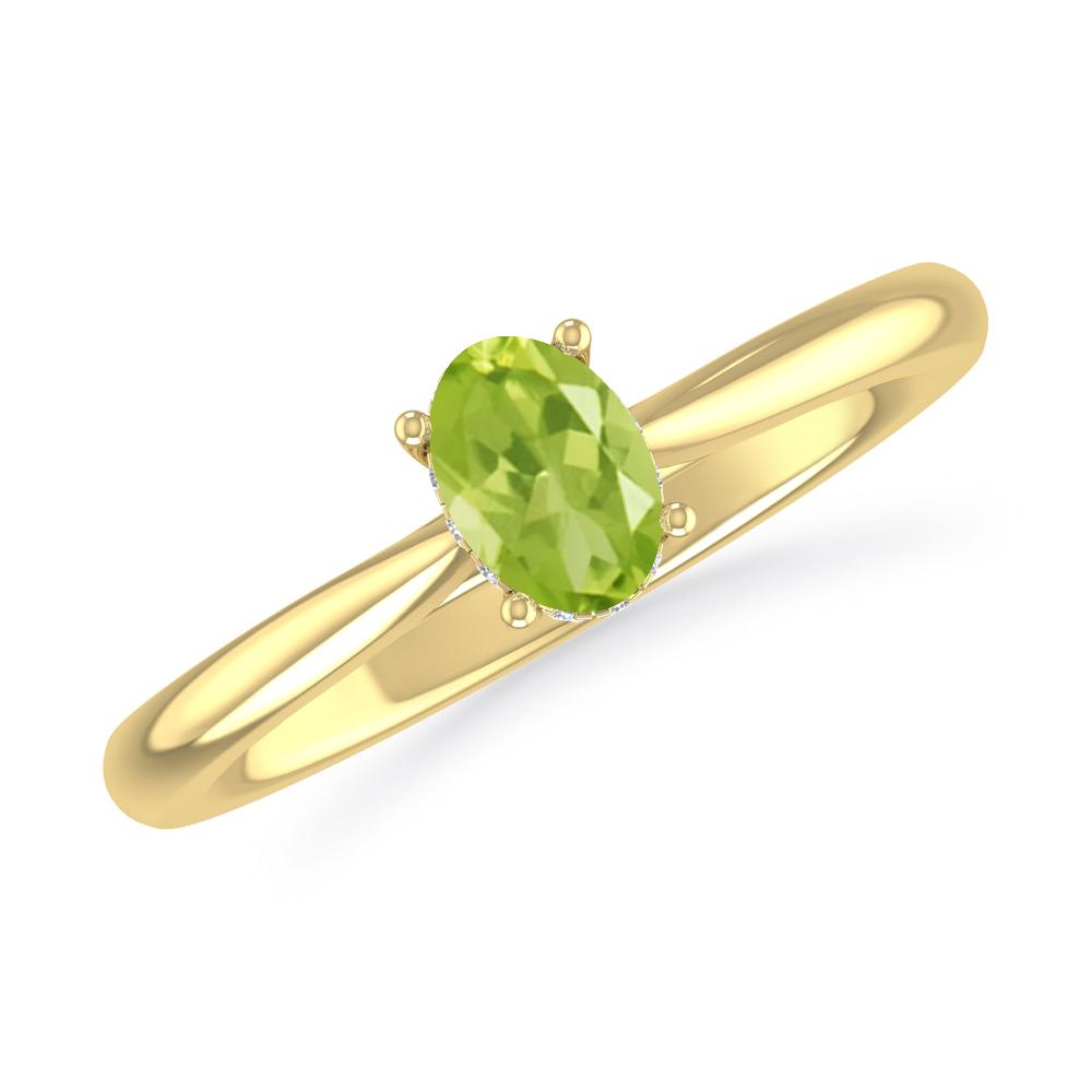 Yellow Gold - Peridot