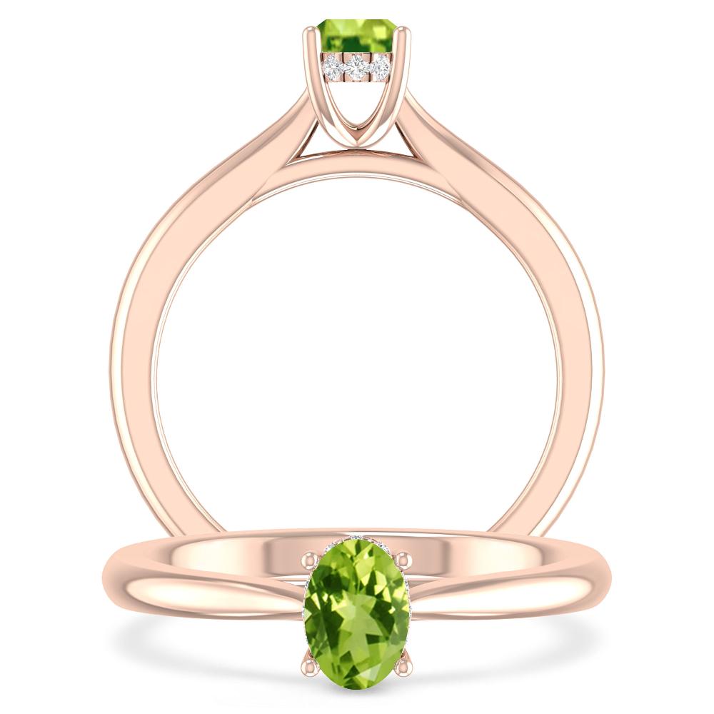 Rose Gold - Peridot