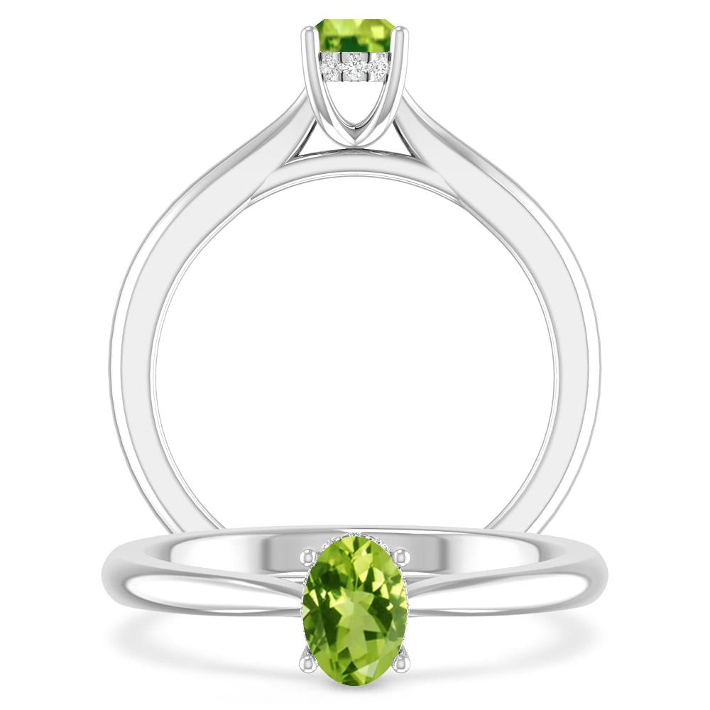White Gold - Peridot