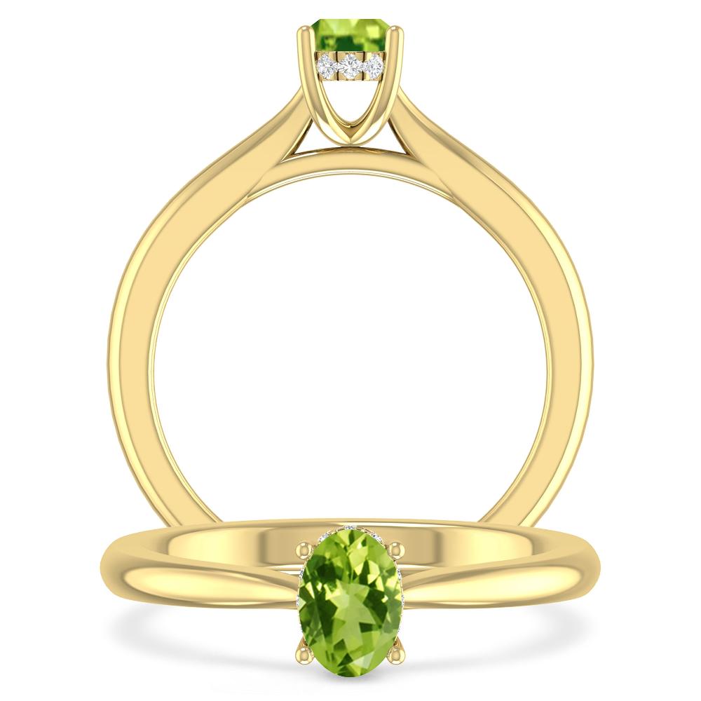 Yellow Gold - Peridot