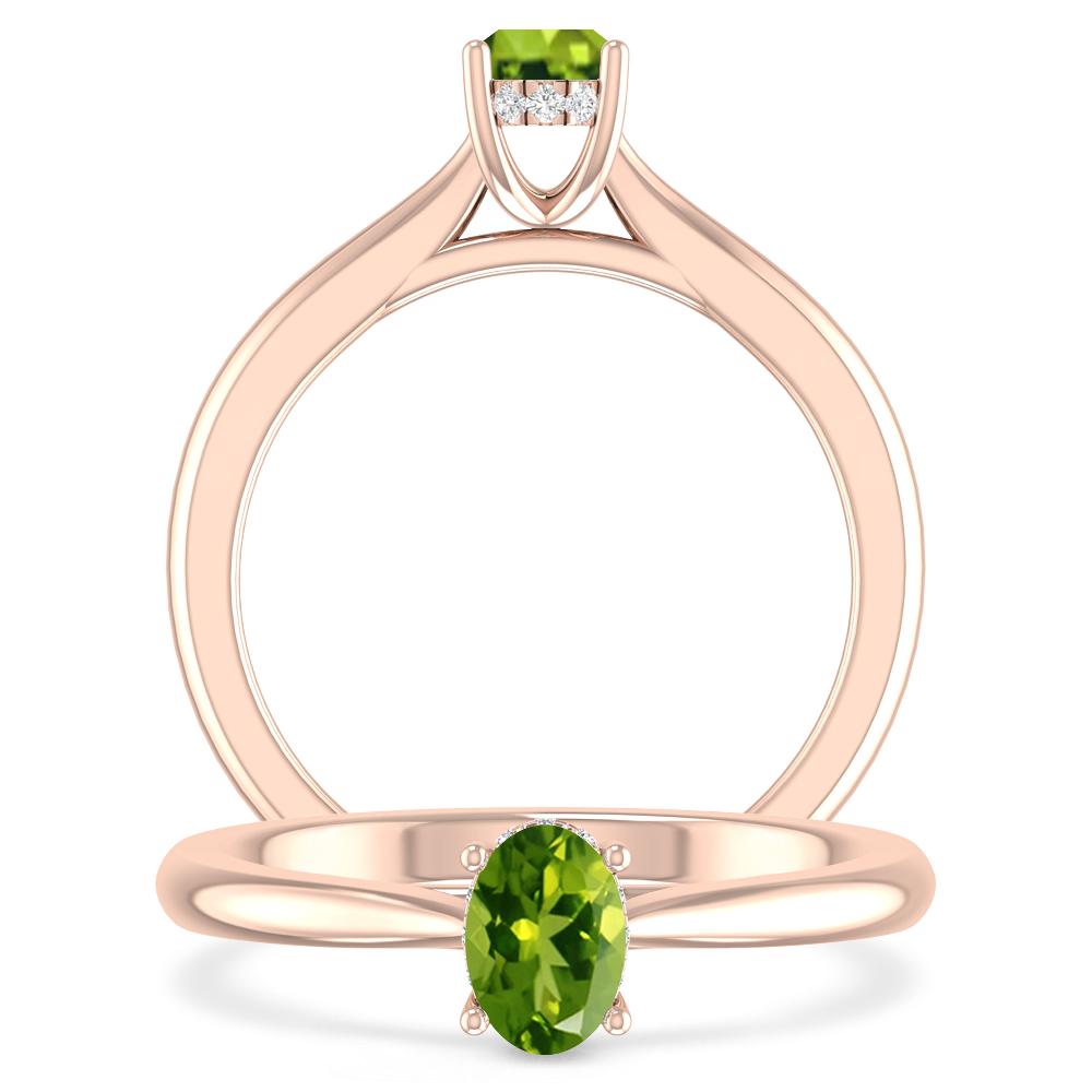 Rose Gold - Peridot