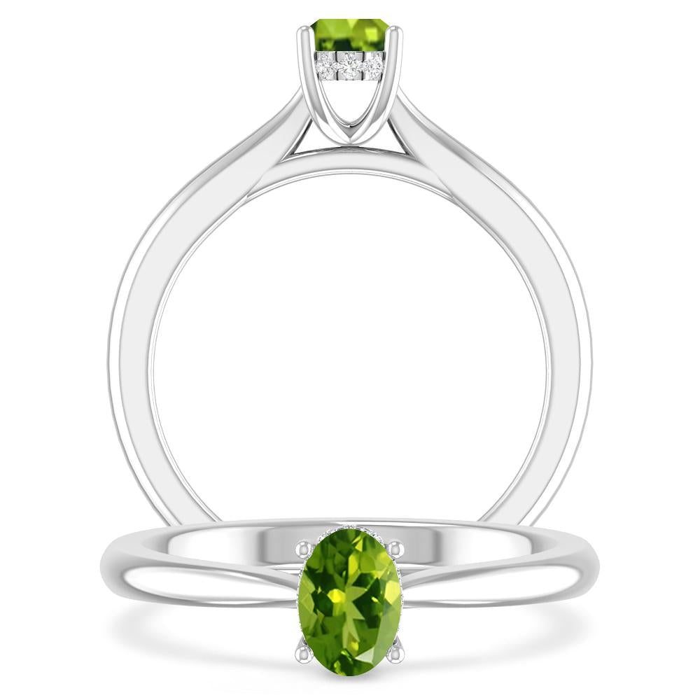 White Gold - Peridot