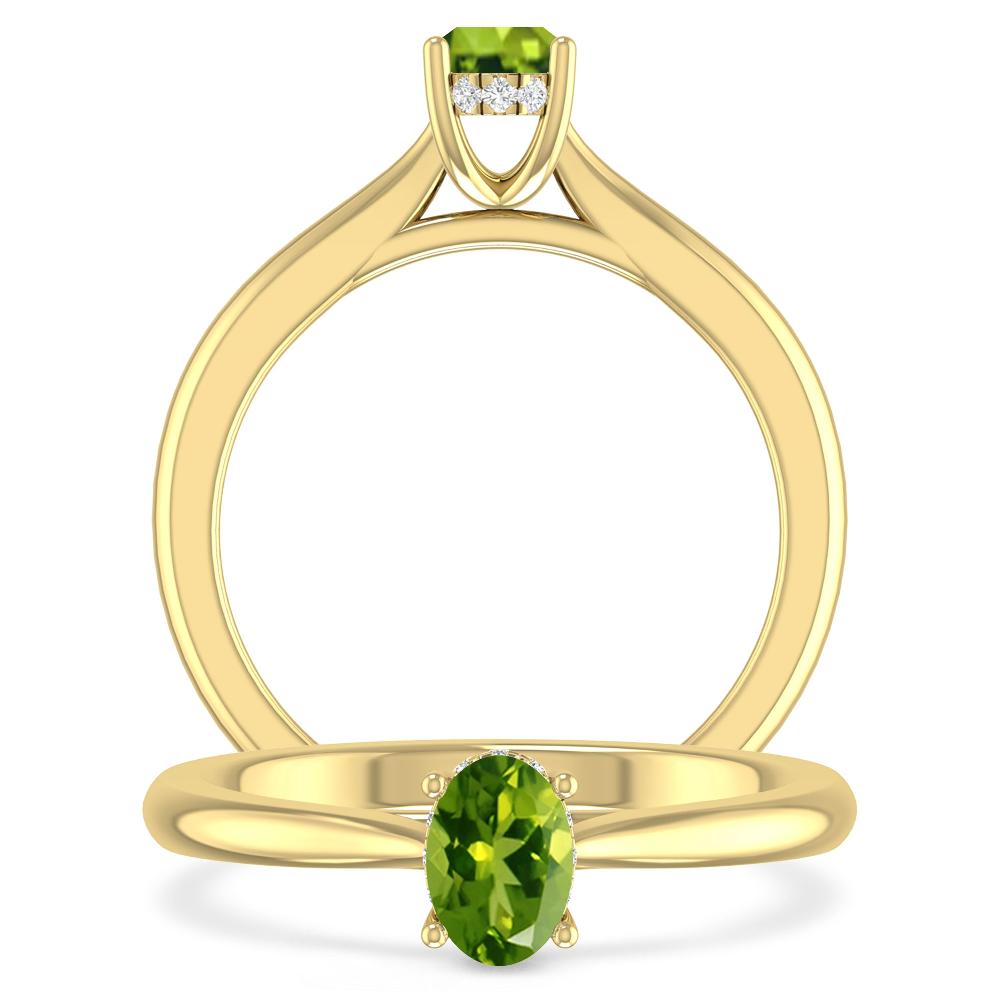 Yellow Gold - Peridot