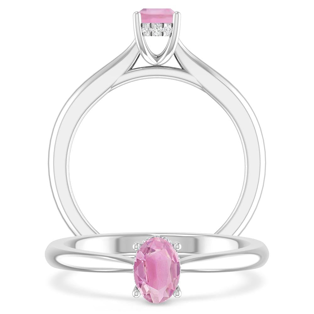 White Gold - Pink Tourmaline