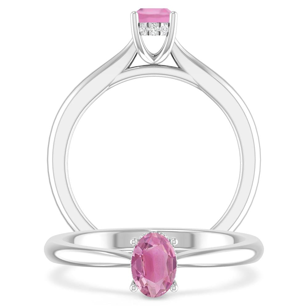 White Gold - Pink Tourmaline