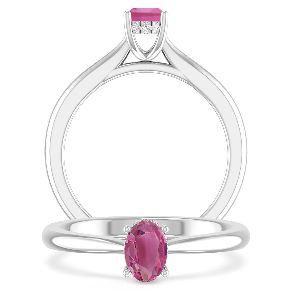 White Gold - Pink Tourmaline