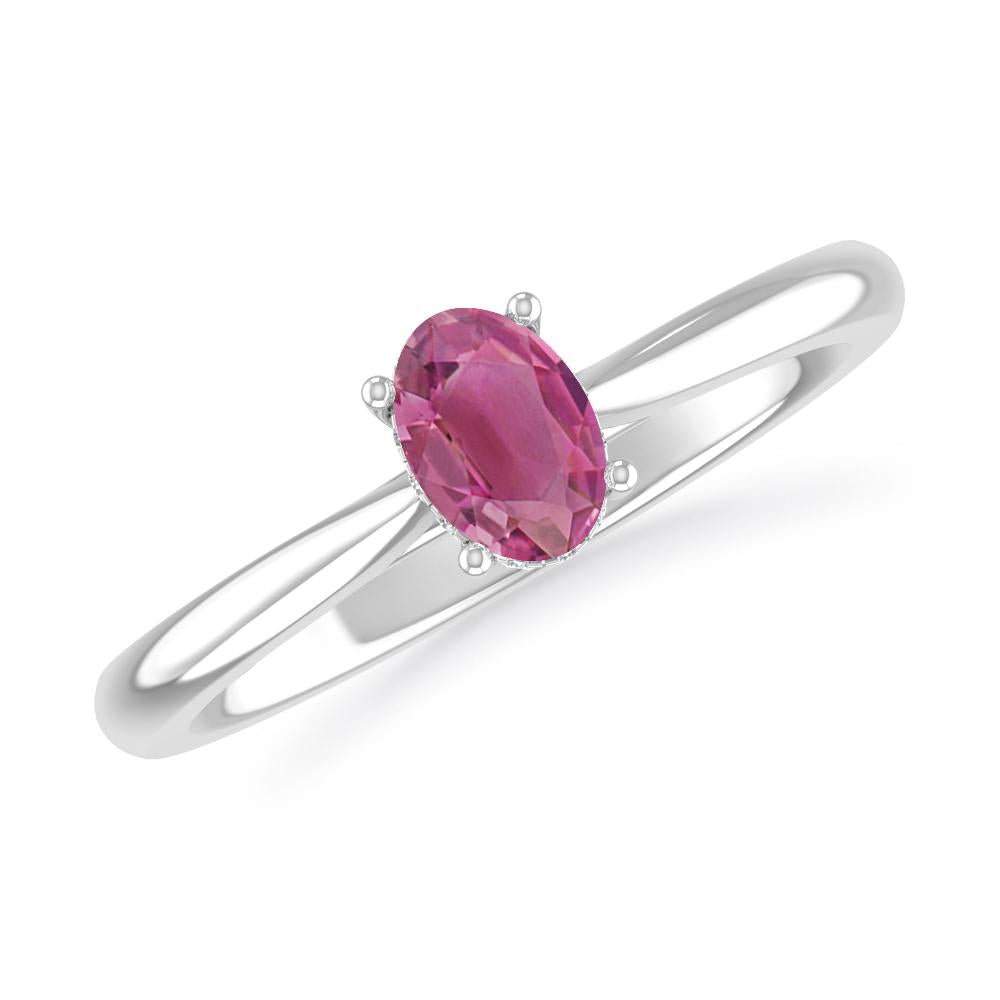 White Gold - Pink Tourmaline