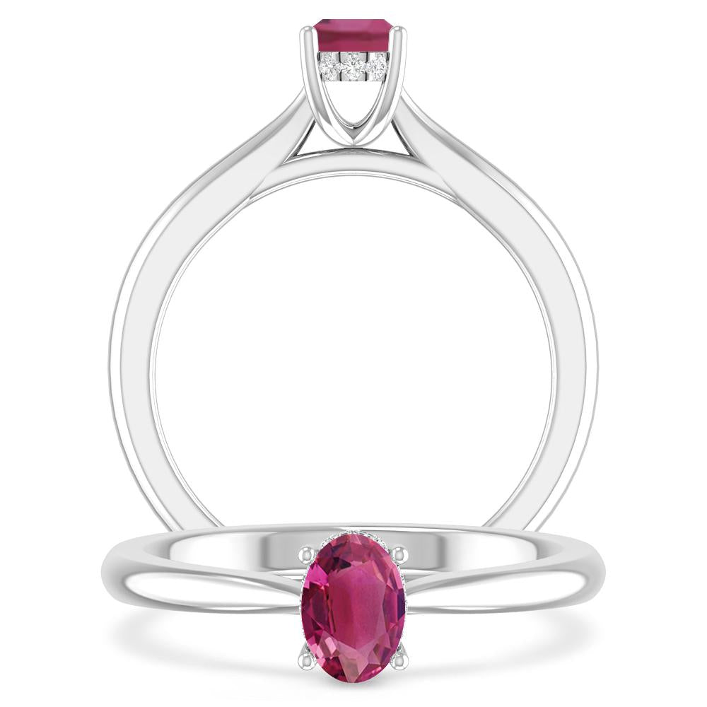 White Gold - Pink Tourmaline