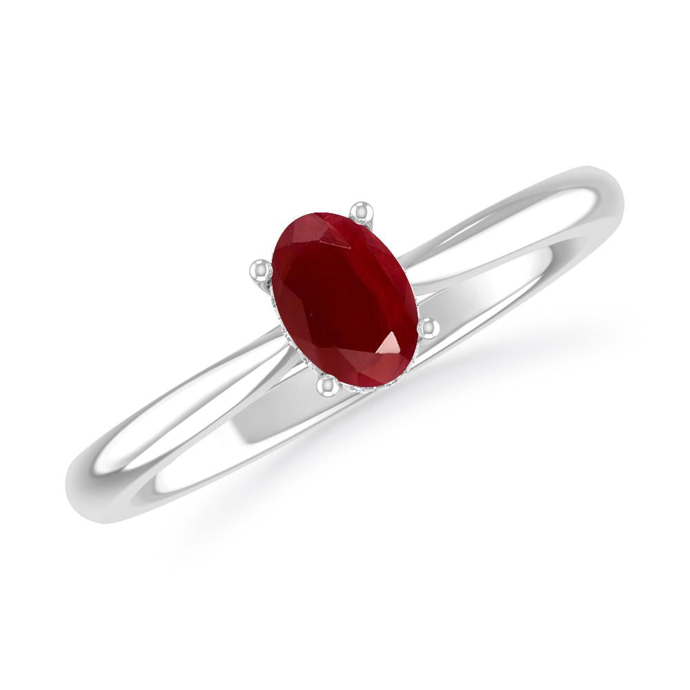 White Gold - Ruby