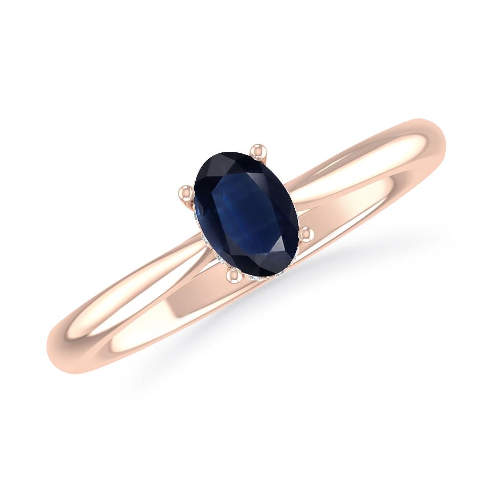 Rose Gold - Sapphire