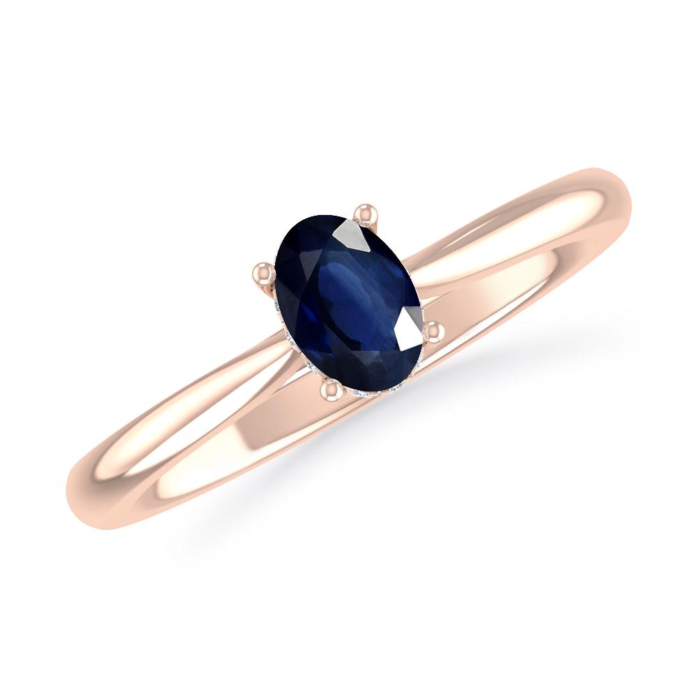 Rose Gold - Sapphire
