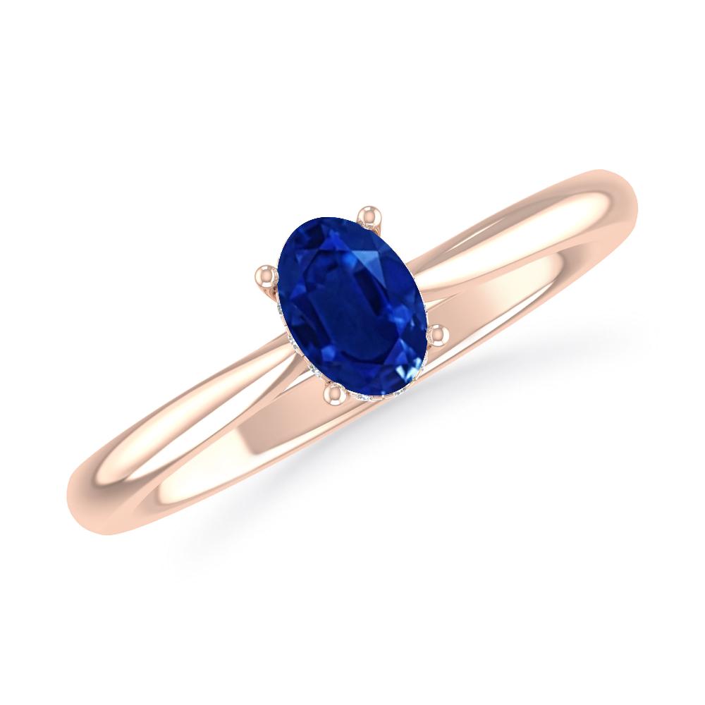 Rose Gold - Sapphire