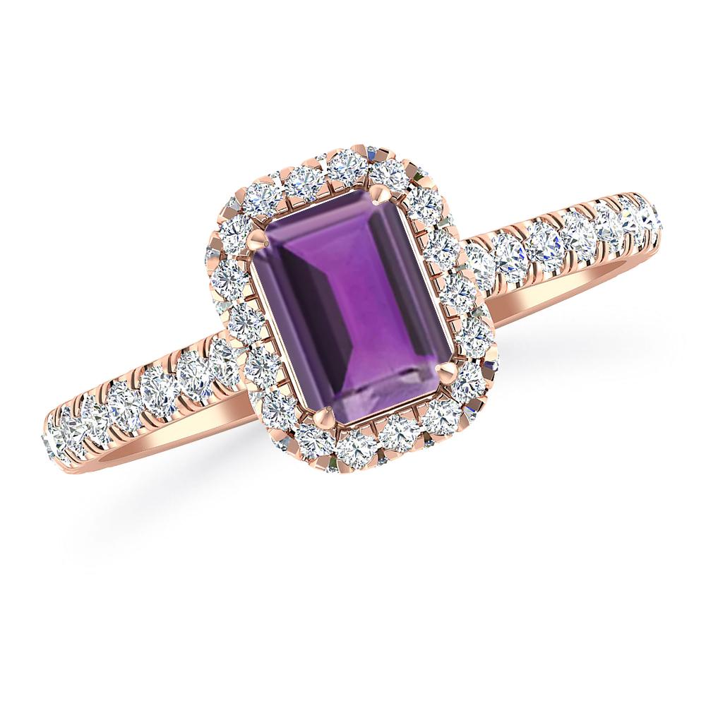 Rose Gold - Amethyst