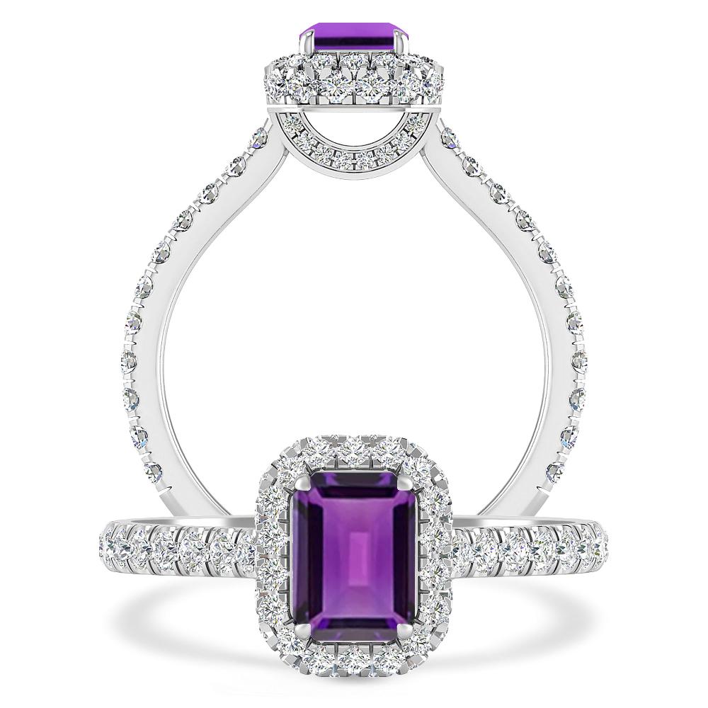 White Gold - Amethyst