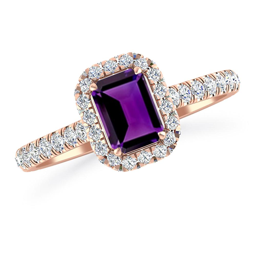 Rose Gold - Amethyst