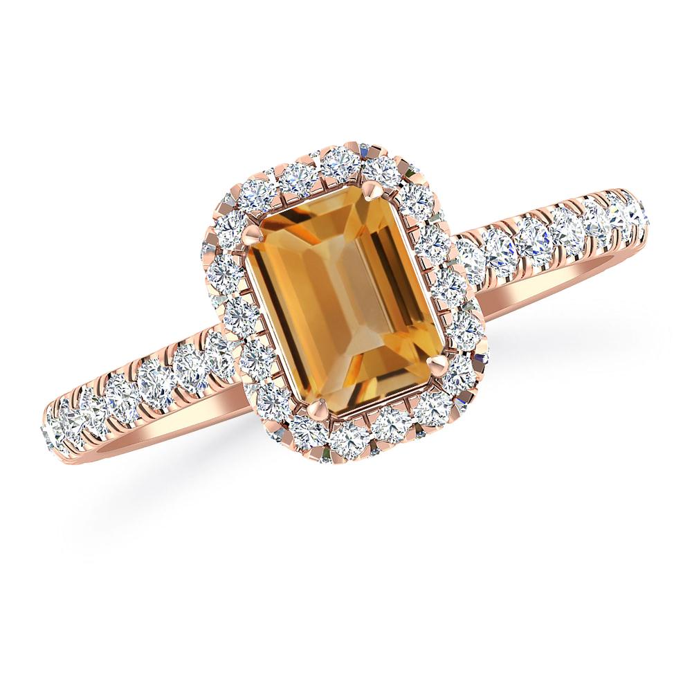 Rose Gold - Citrine