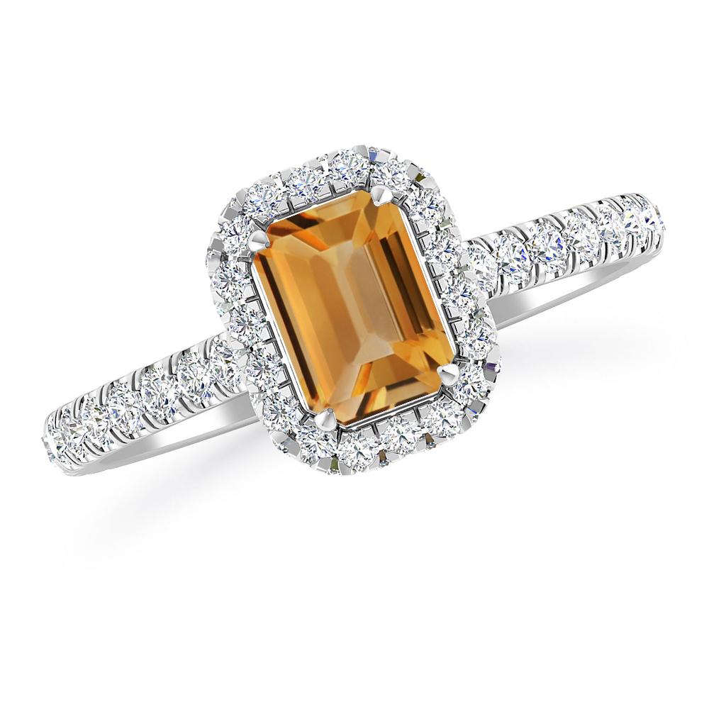 White Gold - Citrine