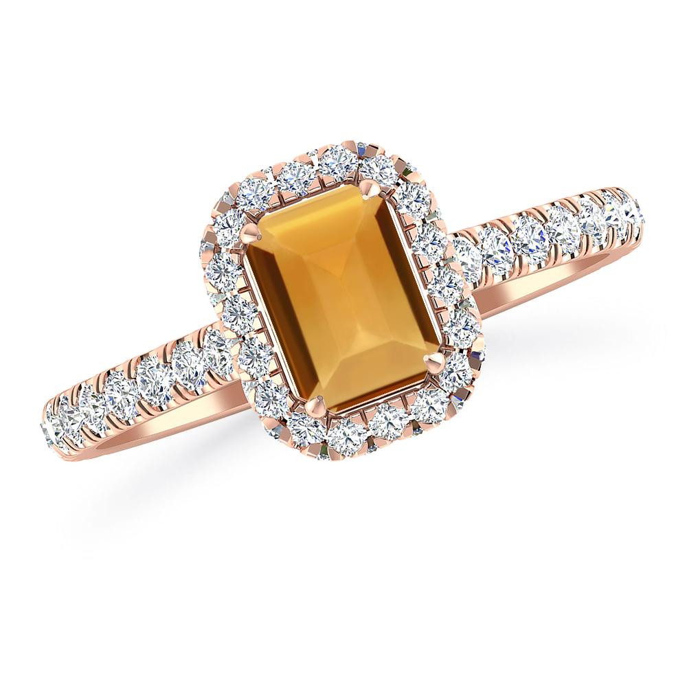 Rose Gold - Citrine