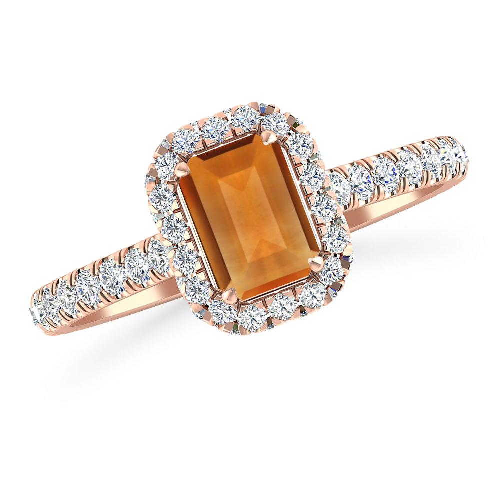 Rose Gold - Citrine