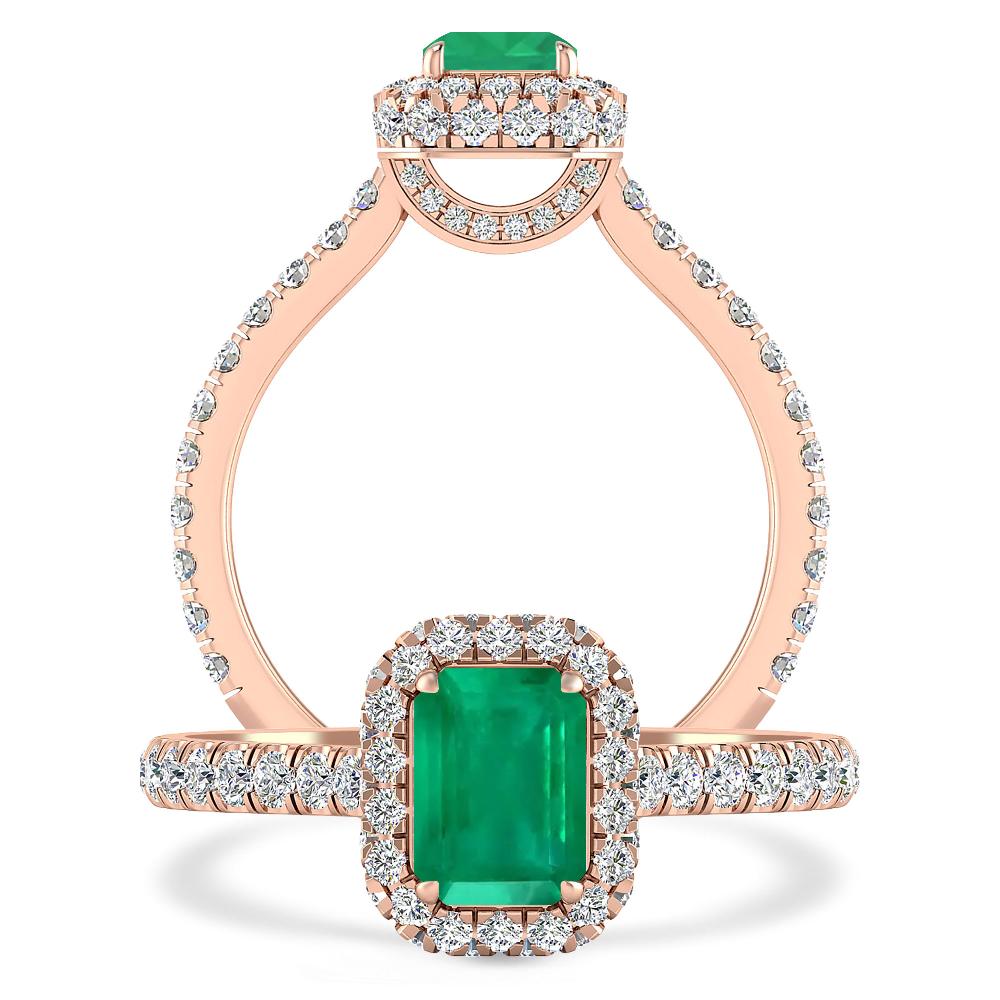 Rose Gold - Emerald