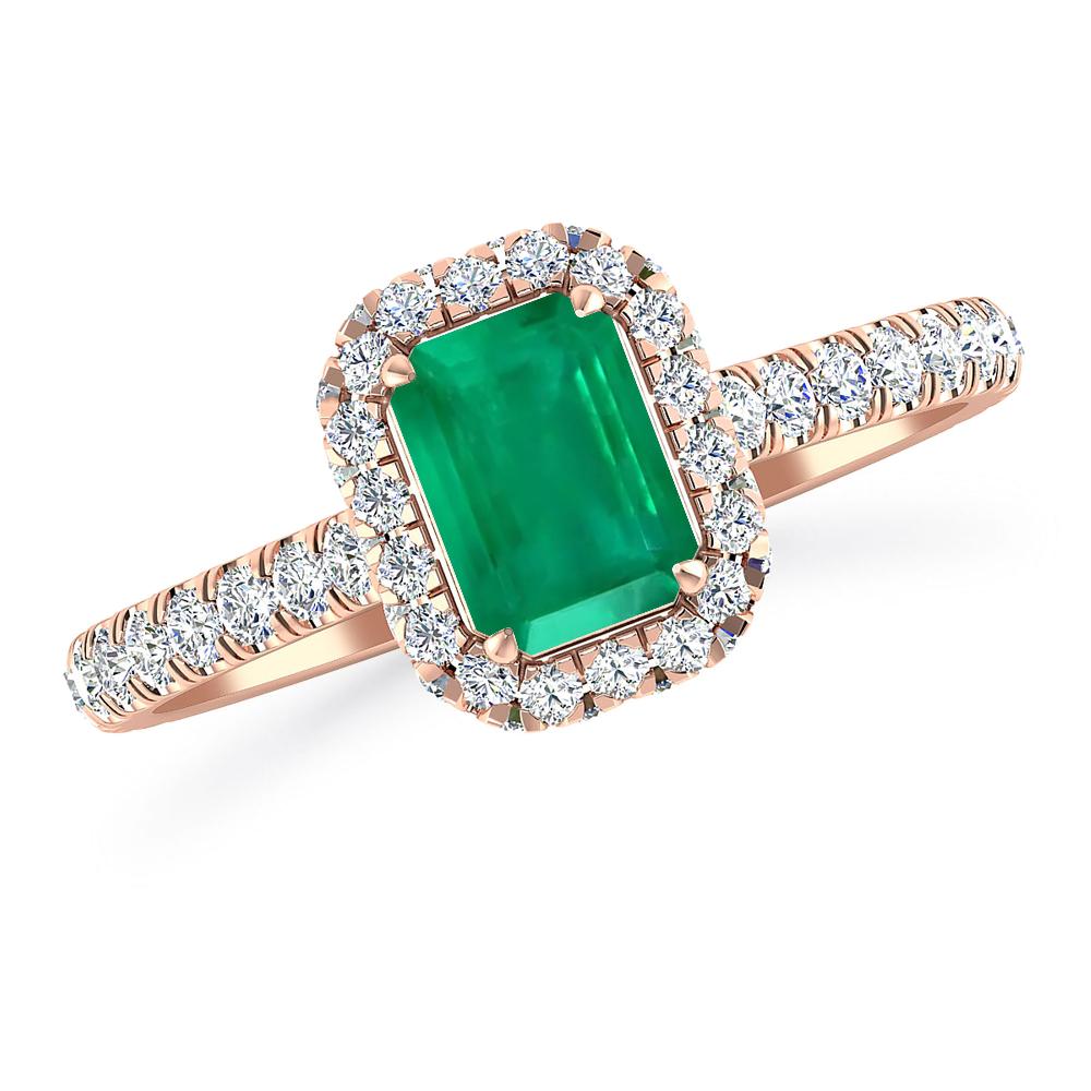 Rose Gold - Emerald