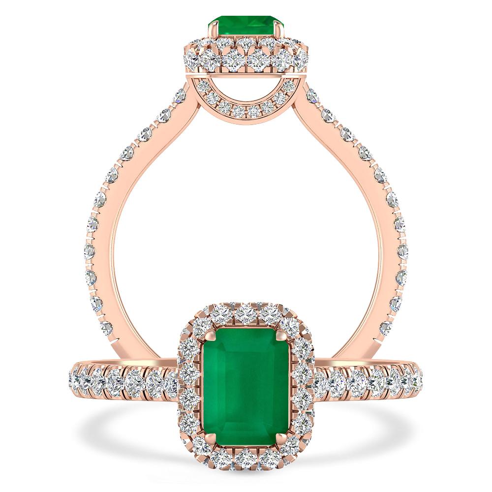 Rose Gold - Emerald