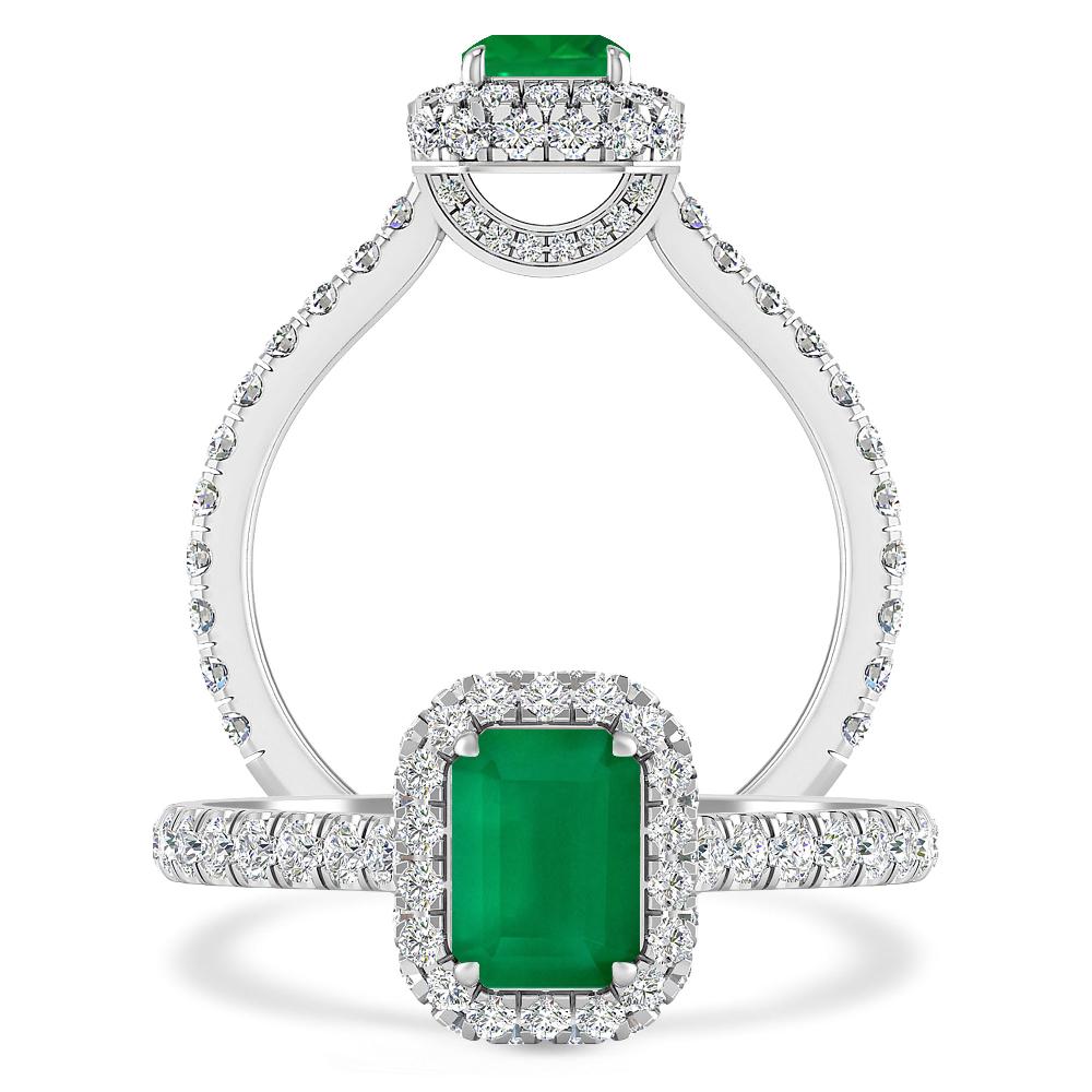 White Gold - Emerald
