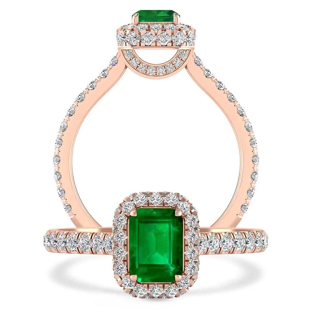 Rose Gold - Emerald