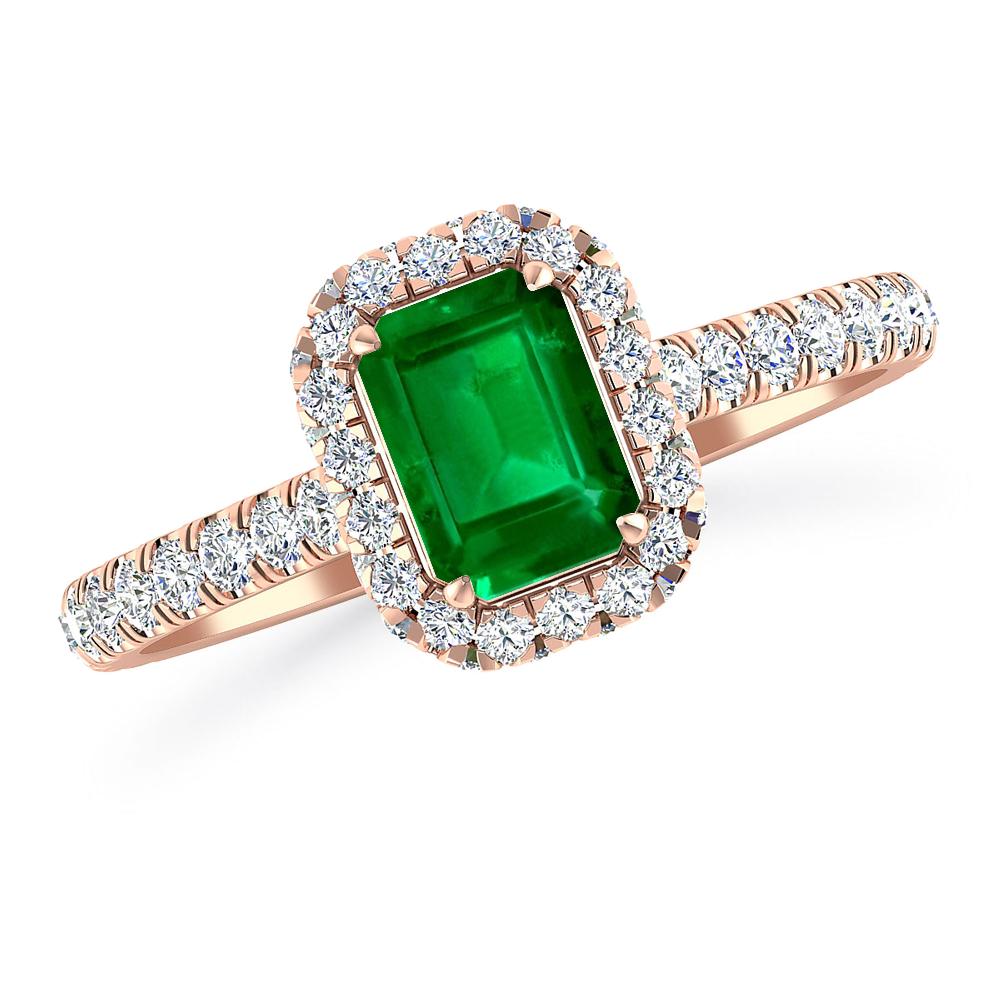 Rose Gold - Emerald
