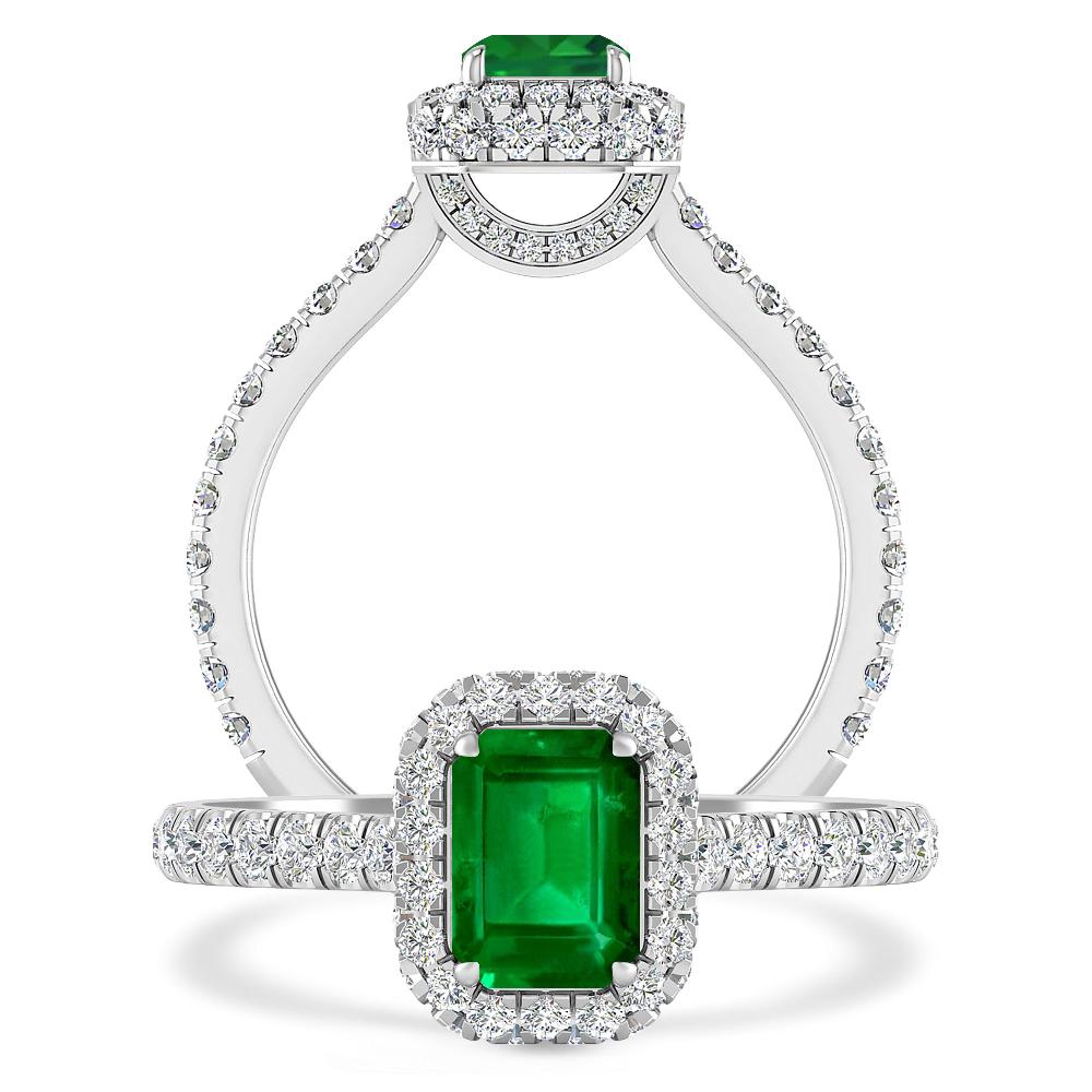 White Gold - Emerald