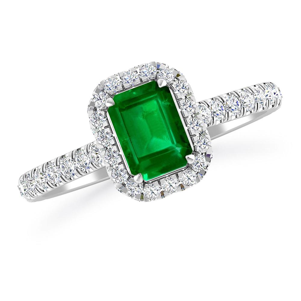White Gold - Emerald