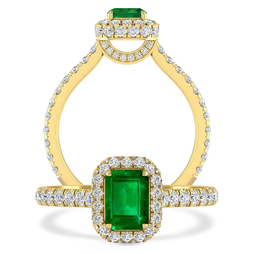 Yellow Gold - Emerald