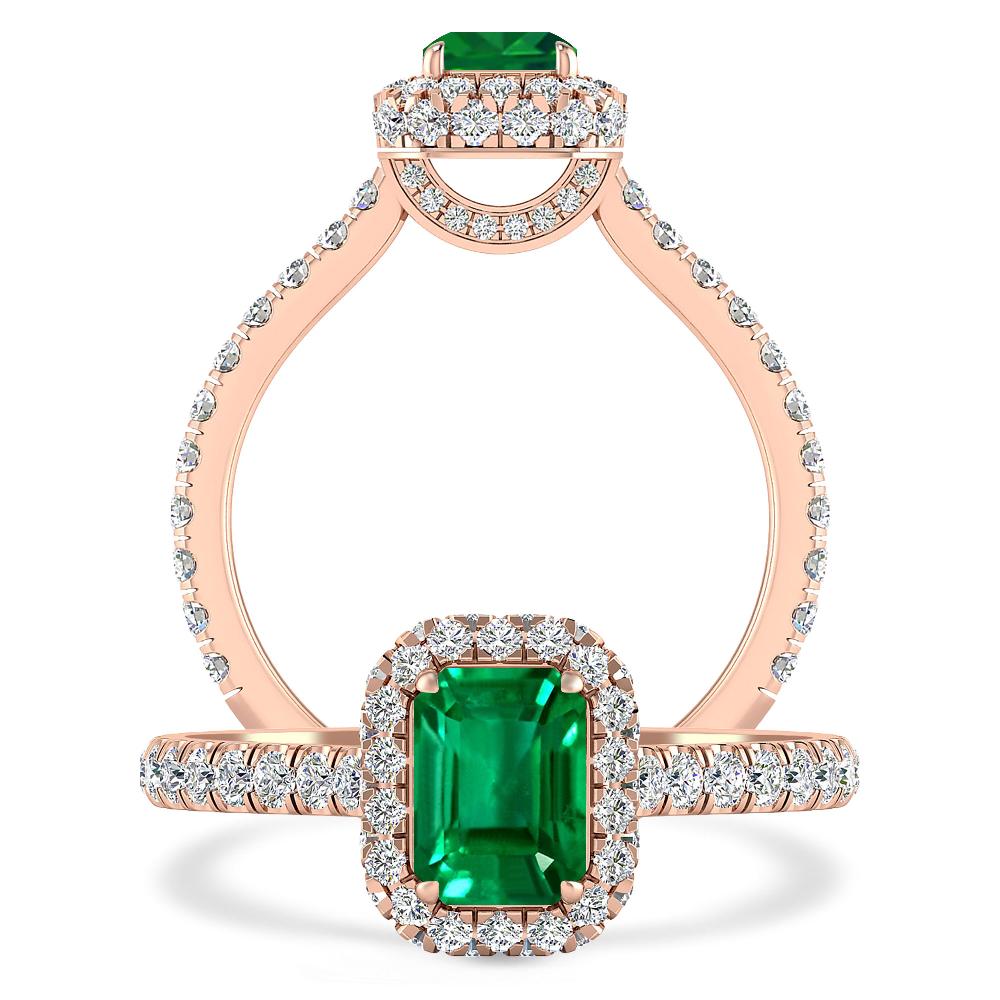 Rose Gold - Emerald