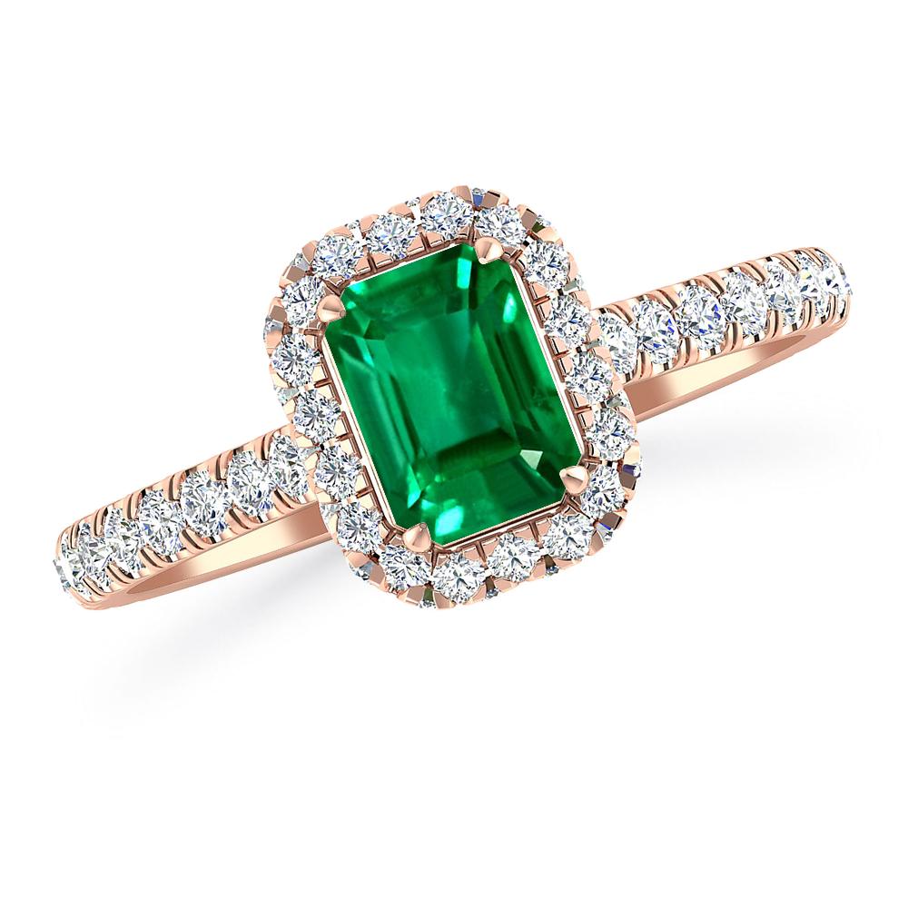 Rose Gold - Emerald