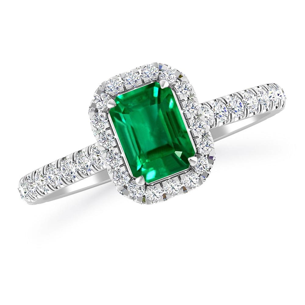 White Gold - Emerald