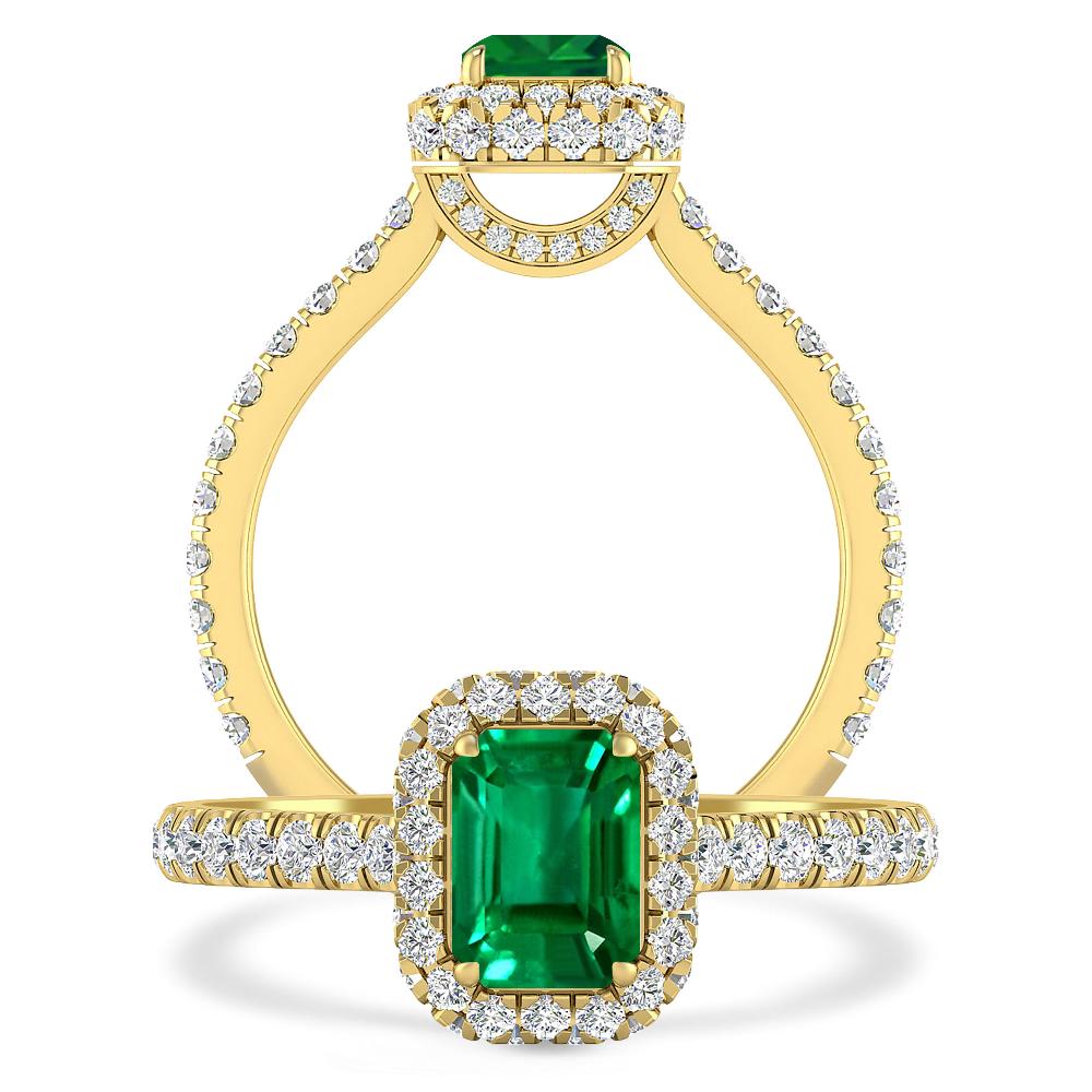 Yellow Gold - Emerald