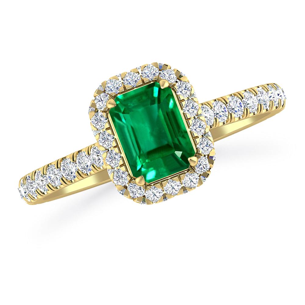 Yellow Gold - Emerald