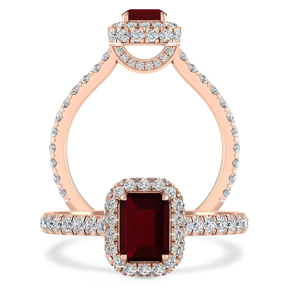 Rose Gold - Garnet