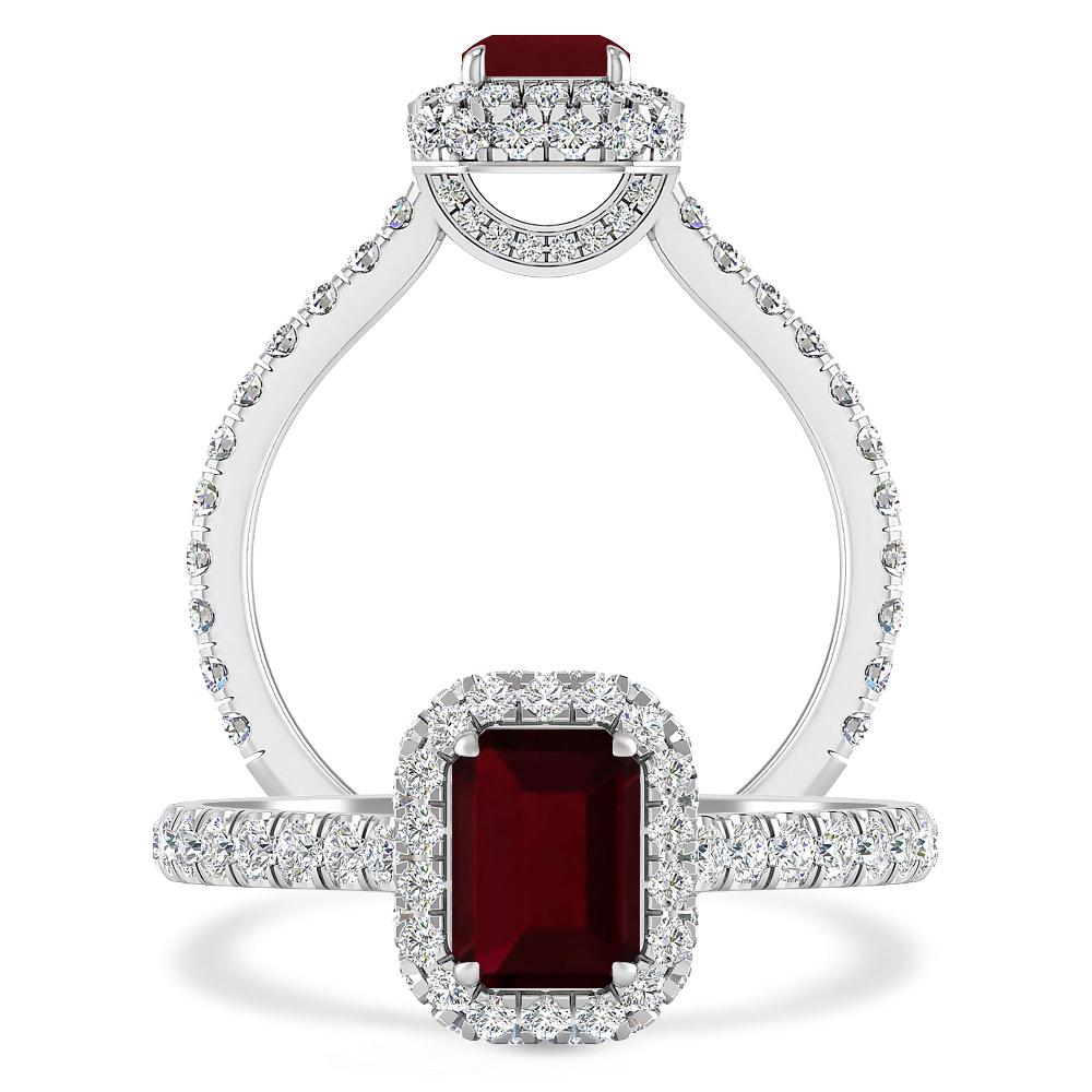 White Gold - Garnet