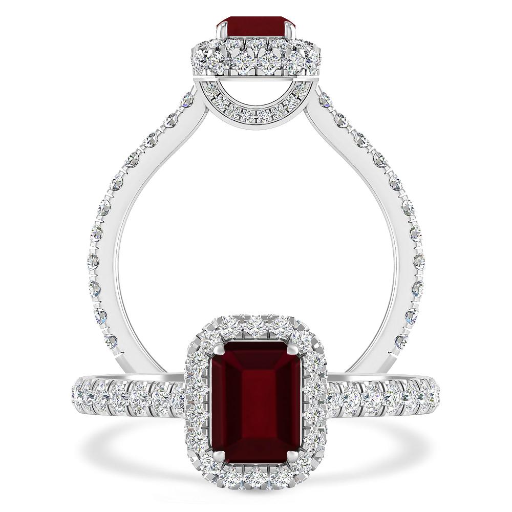 White Gold - Garnet