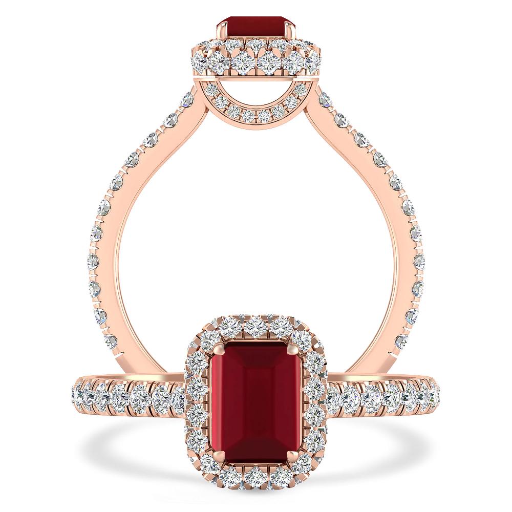 Rose Gold - Garnet