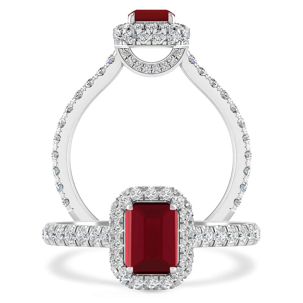 White Gold - Garnet